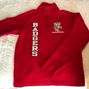 Wisconsin Badgers Half- Zip Pullover